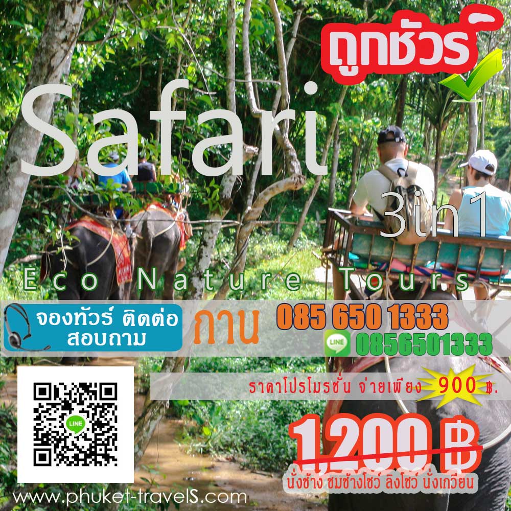 ซาฟารีทัวร์ 3In1 ซาฟารีทัวร์ 3In1