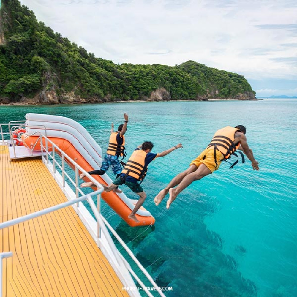 ทัวร์เกาะพีพี + เกาะไข่ + เกาะไม้ท่อน เรือสปีดคามตามารัน ทัวร์เกาะพีพี + เกาะไข่ + เกาะไม้ท่อน เรือสปีดคามตามารัน