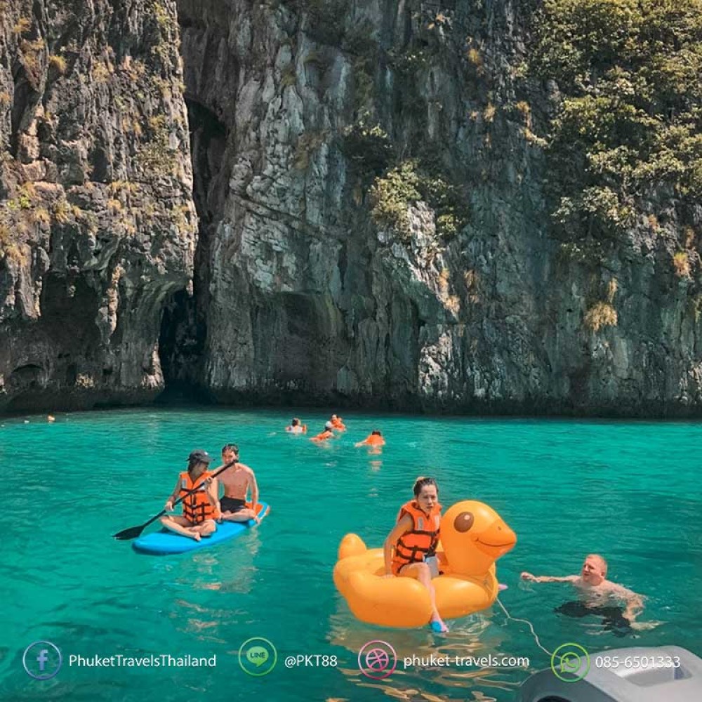 ทัวร์เกาะพีพี อ่าวมาหยา เกาะไข่ โดย Speed Boat